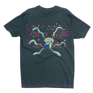 Squidward Dancing (Back Print) T-Shirts