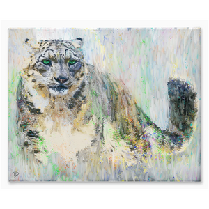 Snow Leopard Canvas Print "Tip Of The Spear"