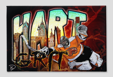 Load image into Gallery viewer, Carter Hart Canvas Print &quot;Grit + Hart&quot;