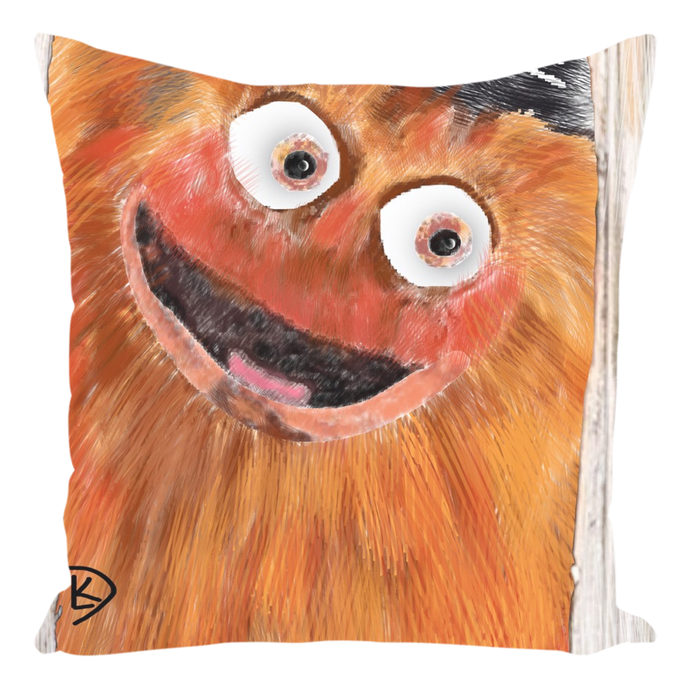 Gritty Throw Pillow