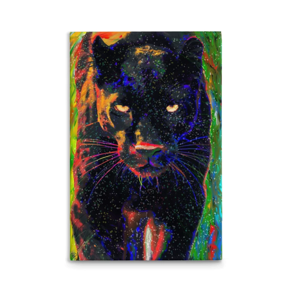Black Panther Canvas Print 
