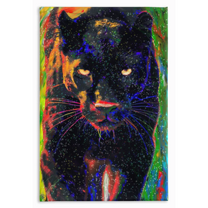 Black Panther Canvas Print "Bagheera"