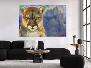 Nittany Lion Canvas Print "Lion Paw"