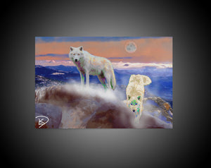 Wolf Canvas Print "Arctic Wolves"