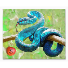 Load image into Gallery viewer, Serpent Canvas Print &quot;Temptation&quot;
