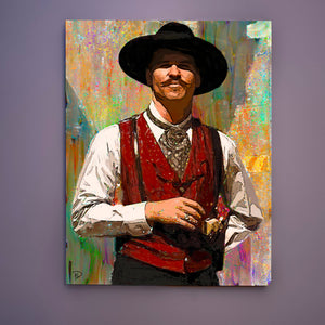 Doc Holliday Canvas Print "Say When"