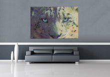 Load image into Gallery viewer, Snow Leopard Canvas Print &quot;Enjoy The Silence&quot;