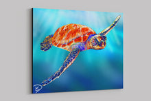 Load image into Gallery viewer, Sea Turtle Canvas Print &quot;Sea Turtle&quot;