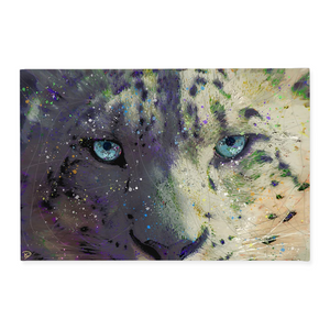 Snow Leopard Canvas Print "Enjoy The Silence"