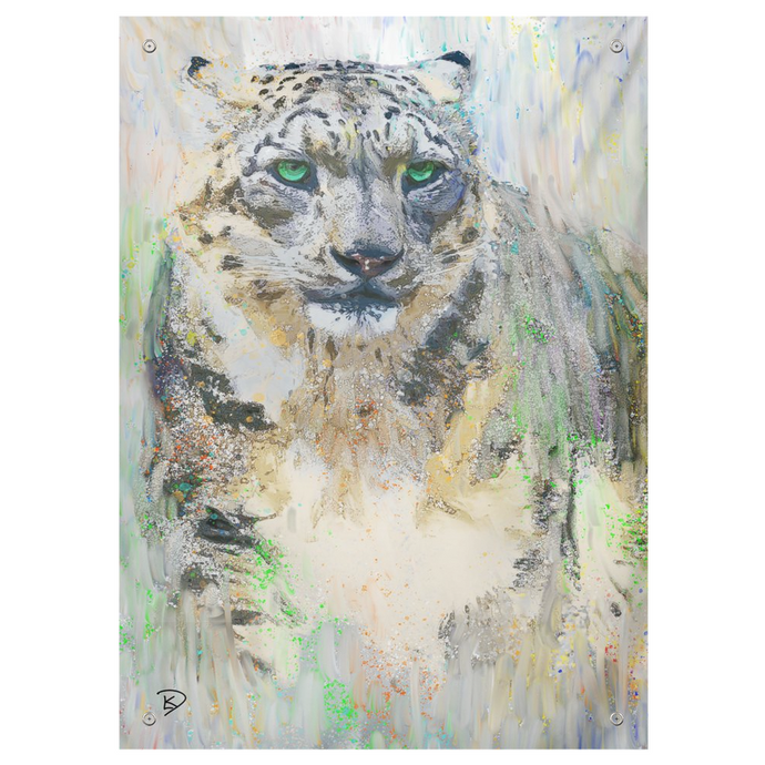 Snow Leopard Wall Tapestry 