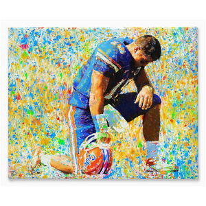 Tim Tebow Canvas Print - ALL Proceeds Donated to Tim Tebow Foundation