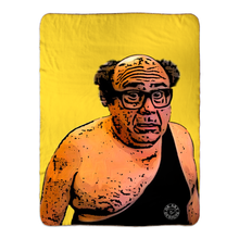 Load image into Gallery viewer, Danny Devito Throw Blanket &quot;Trash Man&quot;