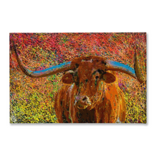 Load image into Gallery viewer, Texas Longhorn Canvas Print &quot;Texas&quot;