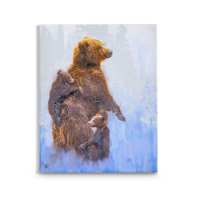 Grizzly Bear Canvas Print 