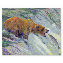 Load image into Gallery viewer, Grizzly Bear Canvas Print &quot;I Am Montana&quot;