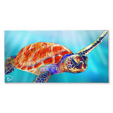 Load image into Gallery viewer, Sea Turtle Canvas Print &quot;Sea Turtle&quot;