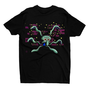 Squidward Dancing (Back Print) T-Shirts