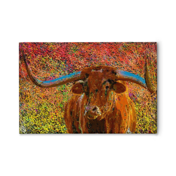 Texas Longhorn Canvas Print 