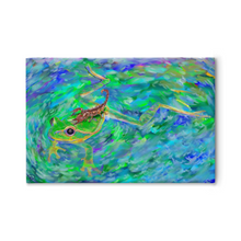 Load image into Gallery viewer, Frog Canvas Print &quot;Scorpion and the Frog&quot;