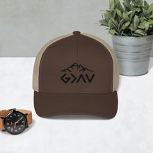 Load image into Gallery viewer, God is Greater Than The Highs and Lows Snapback Trucker Cap