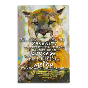 Serenity Prayer Canvas Print
