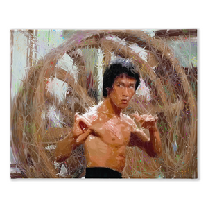 Bruce Lee Canvas Print - ALL Proceeds Donated to Bruce Lee Foundation