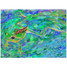Load image into Gallery viewer, Frog Wall Tapestry &quot;Scorpion and the Frog&quot;