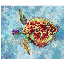 Load image into Gallery viewer, Sea Turtle Wall Tapestry &quot;Sea Wisdom&quot;