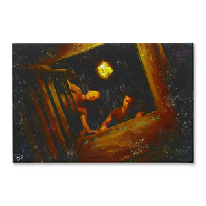 Lost TV Show Canvas Print "Man of Science, Man of Faith"