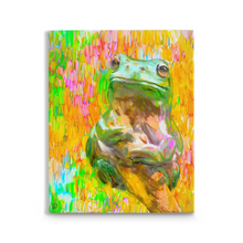 Load image into Gallery viewer, Peace Frog Canvas Print