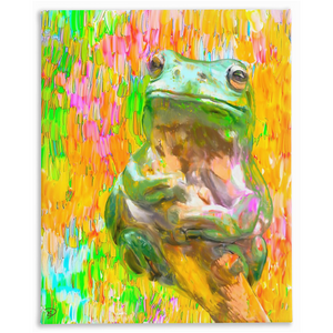 Peace Frog Canvas Print