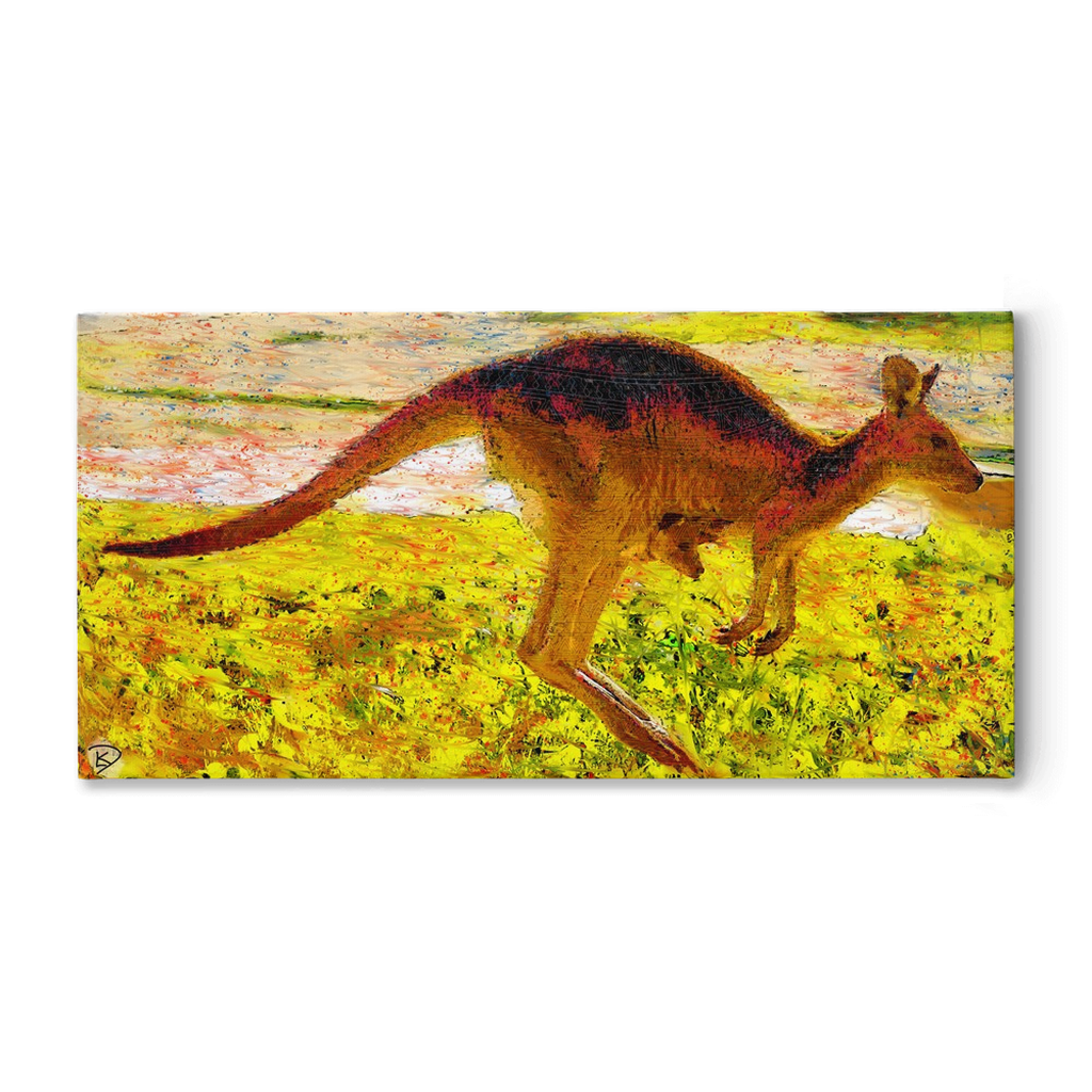 Kangaroo Canvas Print 