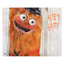 Load image into Gallery viewer, Gritty Throw Blanket &quot;Gritty The Shining&quot;