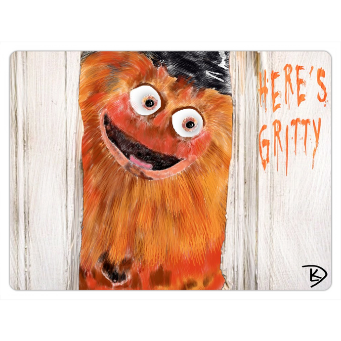 Gritty Refrigerator Magnet 