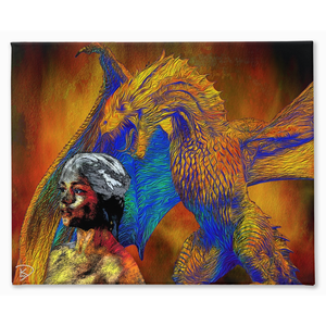Dragon Canvas Print "Thrones Dragon"