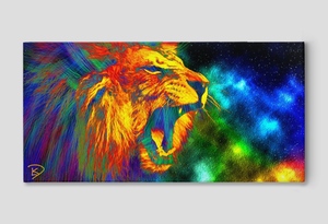 Lion Space Canvas Print "Lion Space"
