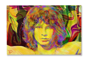 Jim Morrison Canvas Print "Jim Morrison"