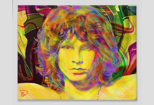 Jim Morrison Canvas Print "Jim Morrison"