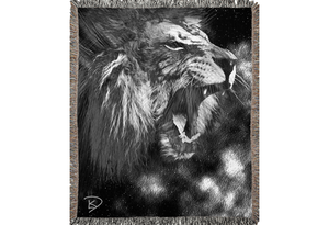 Lion Woven Blanket "Lion Space"