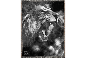 Lion Woven Blanket "Lion Space"