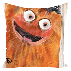 Gritty Throw Pillow