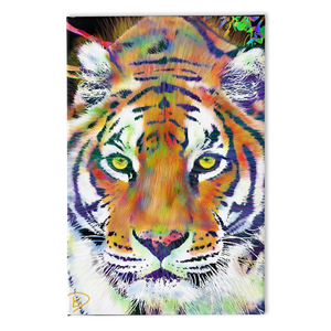 Abstract Tiger Canvas Print