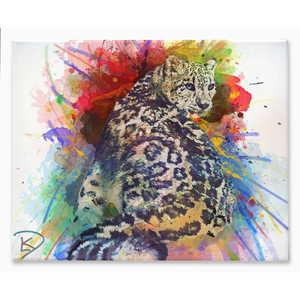 Snow Leopard Canvas Print "Snow Leopard"