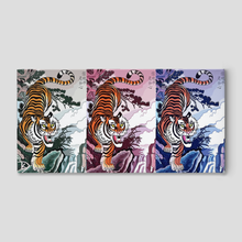 Load image into Gallery viewer, Tiger Canvas Print &quot;Tiger Tri&quot;