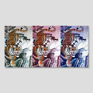 Tiger Canvas Print "Tiger Tri"