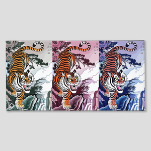 Tiger Canvas Print "Tiger Tri"