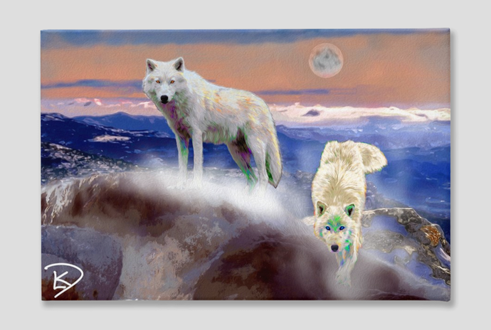 Wolf Canvas Print 