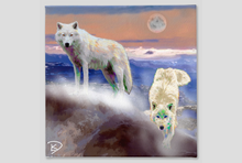 Load image into Gallery viewer, Wolf Canvas Print &quot;Arctic Wolves&quot;