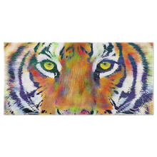 Load image into Gallery viewer, Tiger Eye Beach Towel &quot;Tiger Eyes&quot;