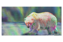 Load image into Gallery viewer, Polar Bear Beach Towel &quot;Polar Lights&quot;